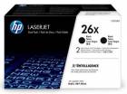 HP 26X 2-pack Black Original LaserJet Toner, CF226XD