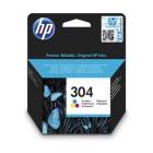 HP 304 Tri-color Ink Cartridge, N9K05AE