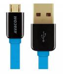 AVACOM MIC-40B kabel USB - Micro USB, 40cm, modrá