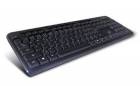 Klávesnice C-TECH KB-102M USB slim black multimediální, CZ/SK