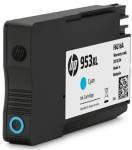 HP 953XL High Yield Cyan Original Ink Cartridge, F6U16AE