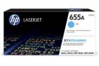 HP 655A Cyan Original LaserJet Toner Cartridge CF451A