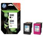 HP CN637EE combo pack č.300 černá, barevná