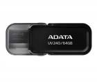 ADATA Flash Disk 64GB UV240, USB 2.0 Dash Drive, černá