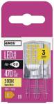 Emos LED žárovka Classic JC 4W G9 teplá bílá 2ks ZQ9544.2