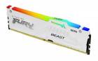 Kingston FURY Beast White DDR5 64GB (Kit 2x32GB) 6000MT/s DIMM CL36 RGB EXPO