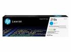 HP 219X High Yield Cyan Original LaserJet Toner Cartridge, W2191X