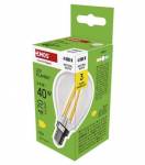 Emos LED žárovka Filament Mini Globe / E14 / 3,4 W (40 W) / 470 lm / neutrální bílá