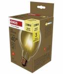 Emos LED žárovka Vintage G95 / E27 / 4,5 W (40 W) / 420 lm / teplá bílá