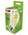 Emos LED žárovka Filament A60 / E27 / 10,5 W (100 W) / 1521 lm / neutrální bílá