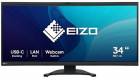 EIZO 34" EV3450XC-BK FlexScan, IPS, 3840x1440, 300nit, 1000:1, 5ms, USB-C, DisplayPort, USB, HDMI, Repro, Černý