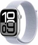 Apple Watch Series 10 42mm Stříbrný hliník s oblačně modrým provlékacím řemínkem