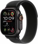 Apple Watch Ultra 2 49mm Černý titan s černým trailovým tahem - S/M