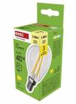 Emos LED žárovka Filament Mini Globe / E14 / 3,4 W (40 W) / 470 lm / teplá bílá