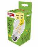 Emos LED žárovka Filament A60 / E27 / 7,8 W (75 W) / 1060 lm / teplá bílá