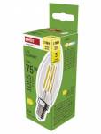 Emos LED žárovka Filament svíčka / E14 / 7 W (75 W) / 1055 lm / teplá bílá